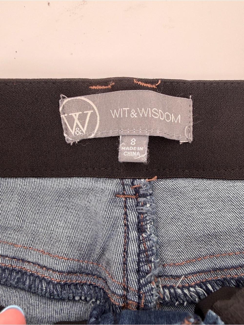 Wit & Wisdom Brittany ‘Ab’solution Bootcut Jeans Blue Women's - Size 8 - Picture 10 of 11